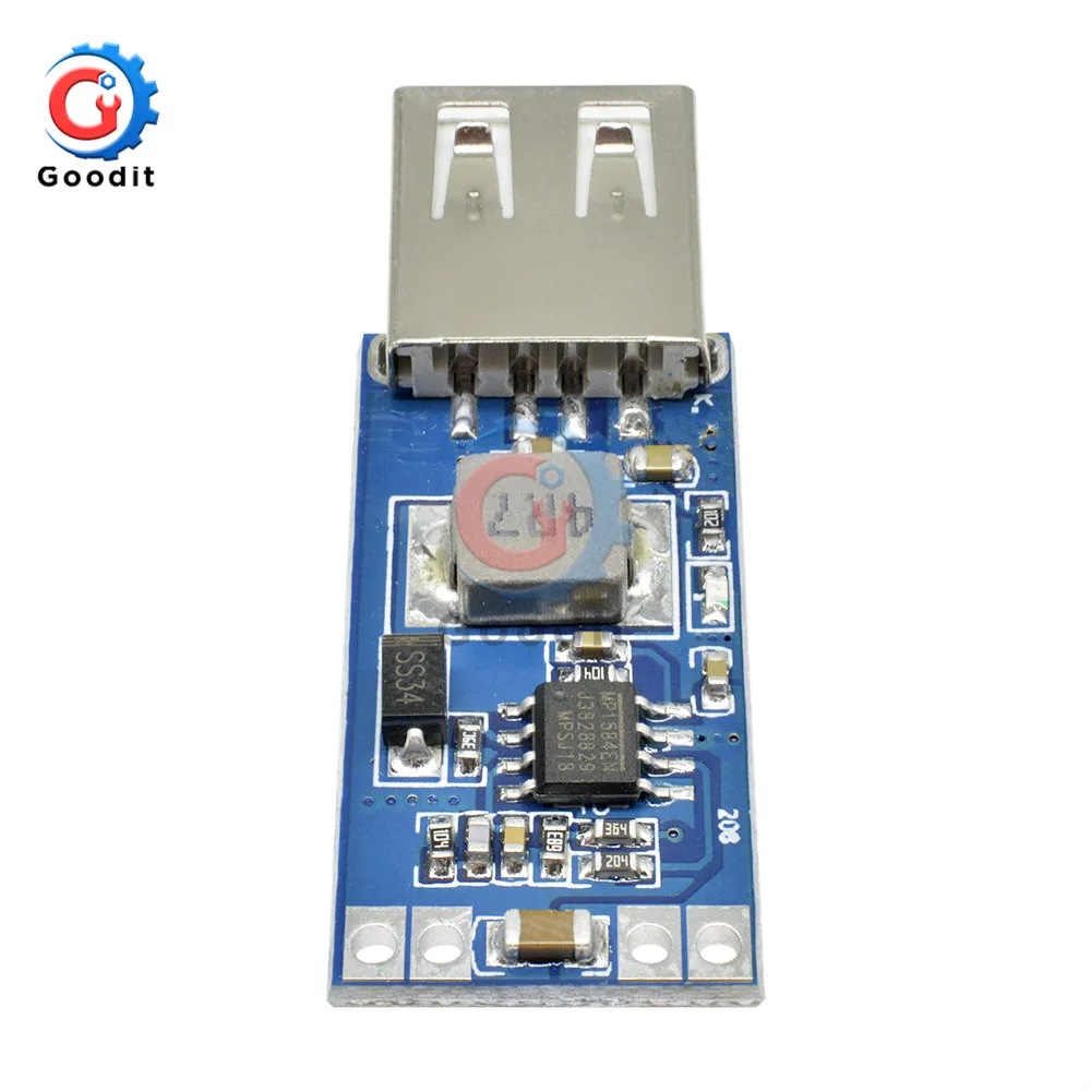 USB Step-Down Power Module DC-DC 9V/12V/24V to 5V 2A Precise Vehicle Charger Module Input Voltage 7.5-28V Output 5V/3A