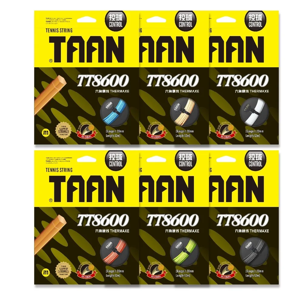 

TAAN tennis string hexagonal polyester tennis racquet string 1.2mm TT8600