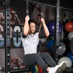 Correas de eslinga AB para entrenamiento muscular, cinturón colgante para abdominales, barra para sentadillas, equipo de entrenamiento muscular de alta resistencia, 2 uds.