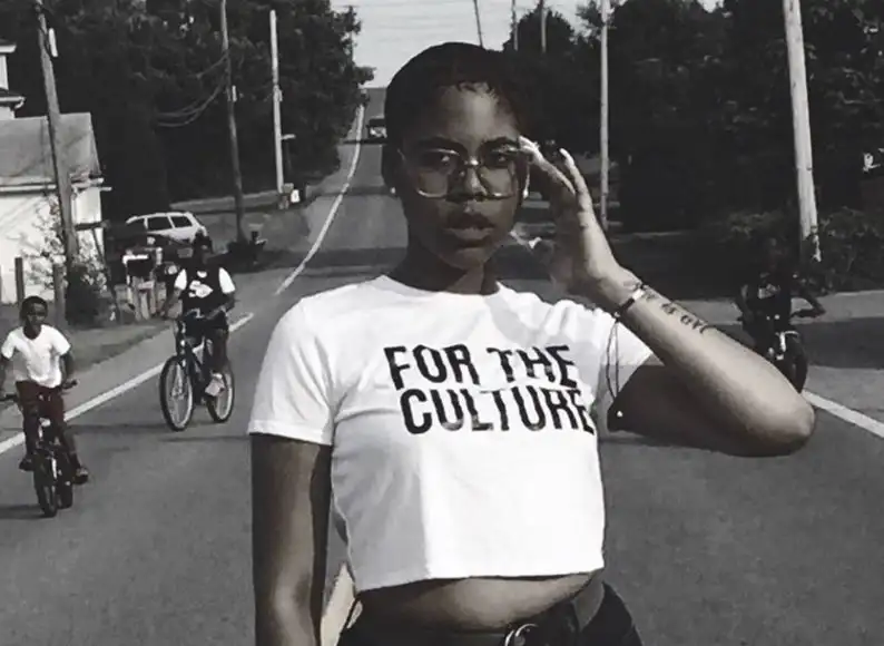 Skuggnas New Ariival For The Culture T-Shirt White Cropped tops Black Lives Matter t shirts Fashion Black Women Cropped Tees