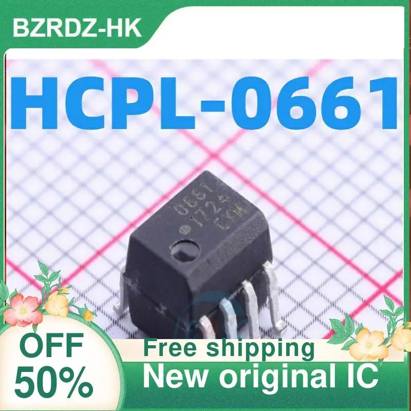 10PCS HCPL-0661 661 HP661 SOP8   New original IC