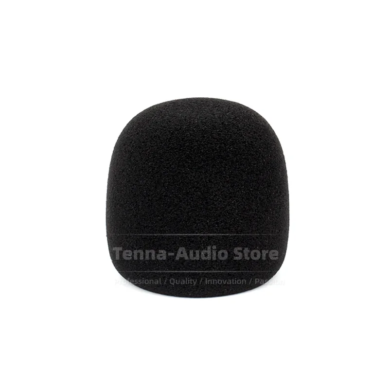 Pára-brisas de microfone preto Tela de espuma Dustproof Windproof para Razer Seiren Filtro Pop Escudo de esponja Mic Windshield Cover