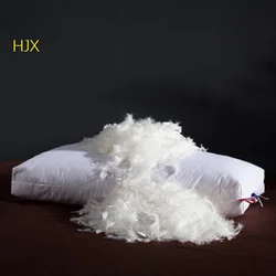 Five Stars 100% Goose Filling Material, 100% Cotton, Height 20cm, 48x74cm, Comfortable, Soft, Elasticity Pillow