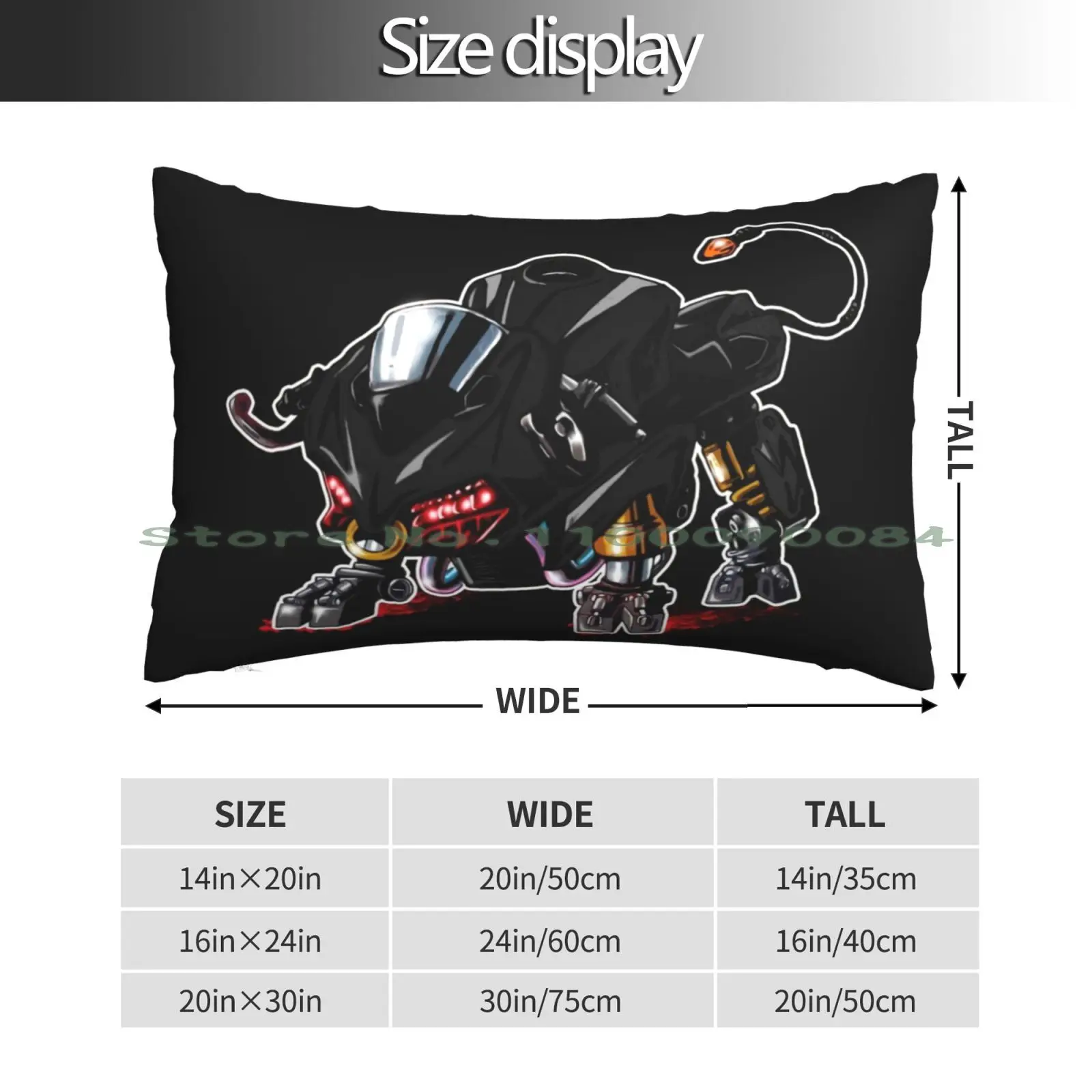 Panigale Bull Black Pillow Case 20x30 50*75 Sofa Bedroom Bbs Pod Kojima Game Gaming Nerd Hideo Yellow Baby Bridge Sam Death