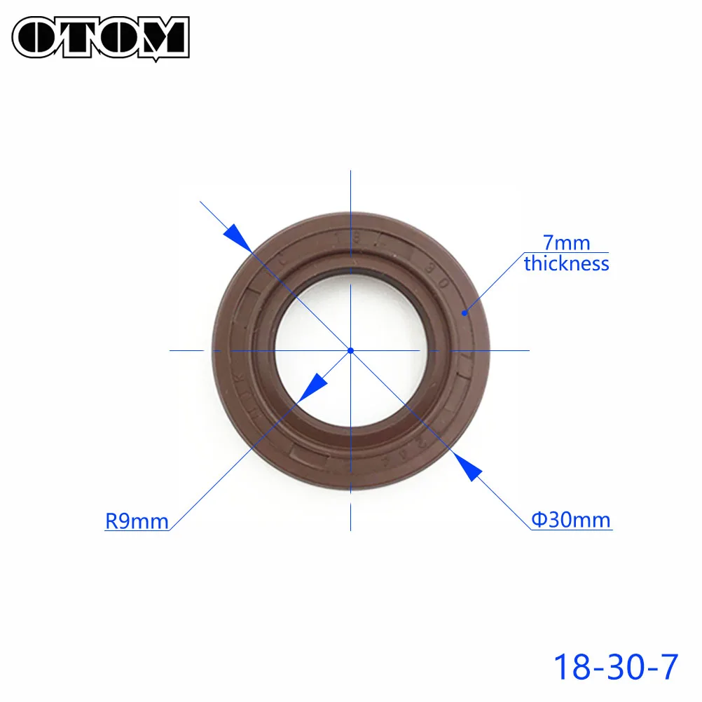 OTOM Motorcycle Start Rod Oil Seals Round NBR Rubber Ring For KTM EXC XC MXC SX SXS SXF XCW SRM 400 540 Motocross Pit Dirt Bike