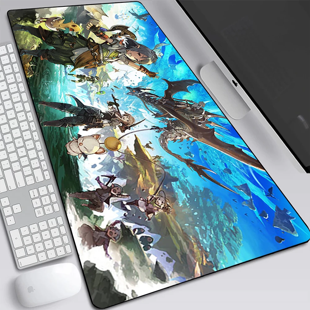Final Fantasy XIV Online Large Gaming Mouse Pad Computer Mousepad Keyboard Pad Desk Mat PC Gamer Mouse Mat XXL Office Mausepad