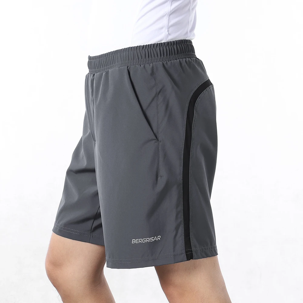 Men\'s 7 Inch Running Shorts 2 in 1 Quick Dry Active Training Exercise Jogging Sports Shorts Gym Shorts With Pocket BG600