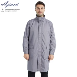 Genuine electromagnetic radiation protective overcoat Power plant, Substation, Power equipment room EMF shielding work clothes