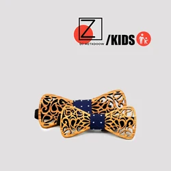 Genitore-figlio carino bambini ragazzi papillon in legno bambini tipo farfalla papillon ragazza papillon in legno per uomo Set Corbatas Para Hombre