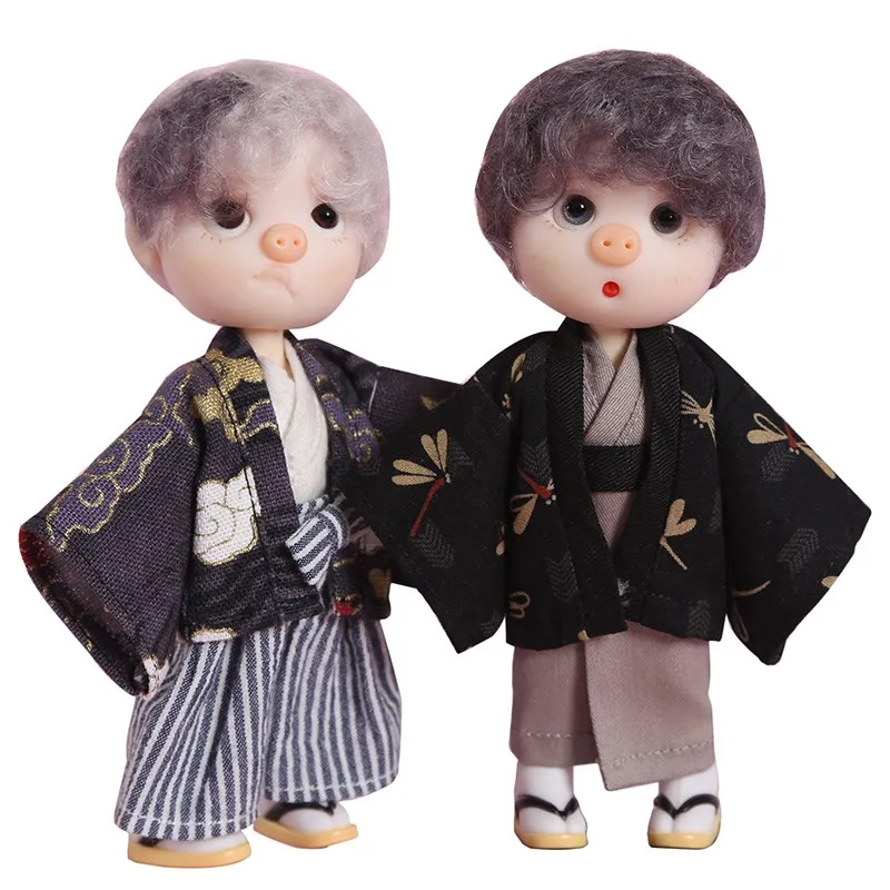 Obitsu 11 Kimono เสื้อผ้า Bjd ตุ๊กตาเสื้อผ้าอุปกรณ์เสริมแห่งชาติเครื่องแต่งกายญี่ปุ่นเสื้อผ้าสำหรับ Ob11,Ymy,Ddf,gsc,Body9 1/12