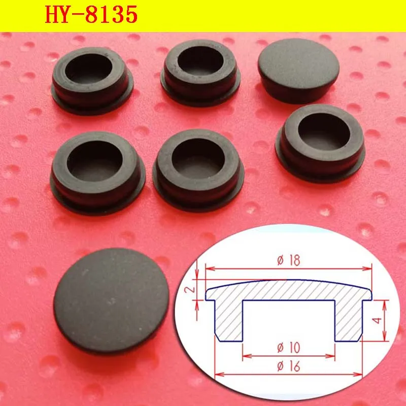 Insulating T-type silicone sealing plug stopper 16mm rubber plug cover steel pipe plug rubber bulkhead 15mm hole stopper gasket