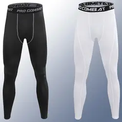 Leggings aderenti a compressione da uomo sport da corsa pantaloni da allenamento per uomo pantaloni da Jogging pantaloni da Yoga asciutti allenamento Fitness rapido B7h5