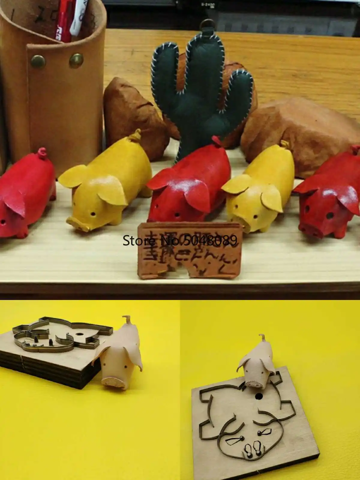 

Japan Steel Blade Rule Die Cut Steel Punch Lucky Pig Cutting Mold Wood Dies for Leather Cutter for Leather Crafts