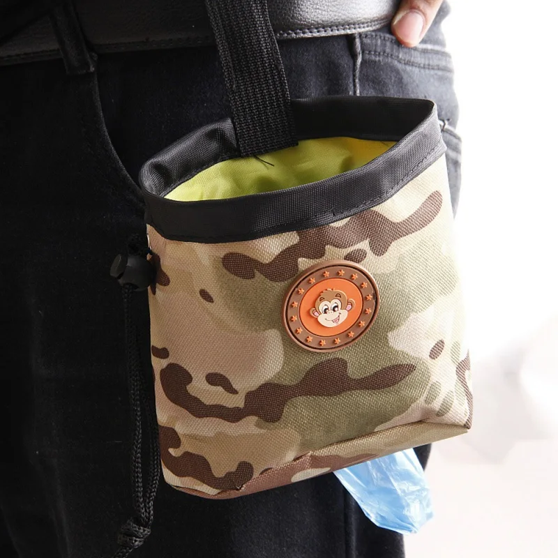 Dog Treat Bag Drawstring Carries Pet Toys Food Poop Bag Pouch Pet Hands Free Training Waist Bag Pet Product