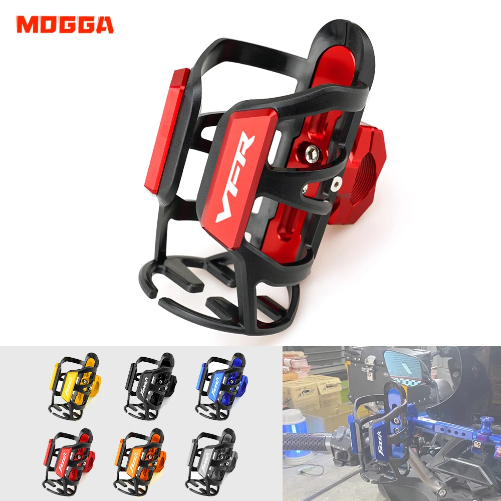 For HONDA VFR750 VFR800 VFR400 VFR1200 VFR 800 750 400 1200 Moto Beverage Water Bottle Drink Cup Holder Sdand Mount Accessories