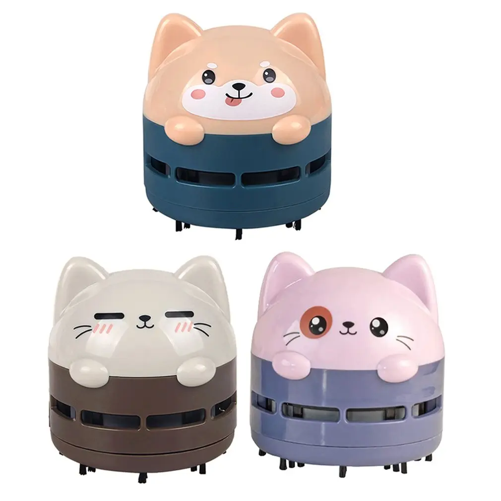 Vacuum Cleaner Cute Car Keyboard Dust Collector Rechargeable Eraser Pen Dust Cleaner Small Handheld USB Desktop Vacuum Cleaner