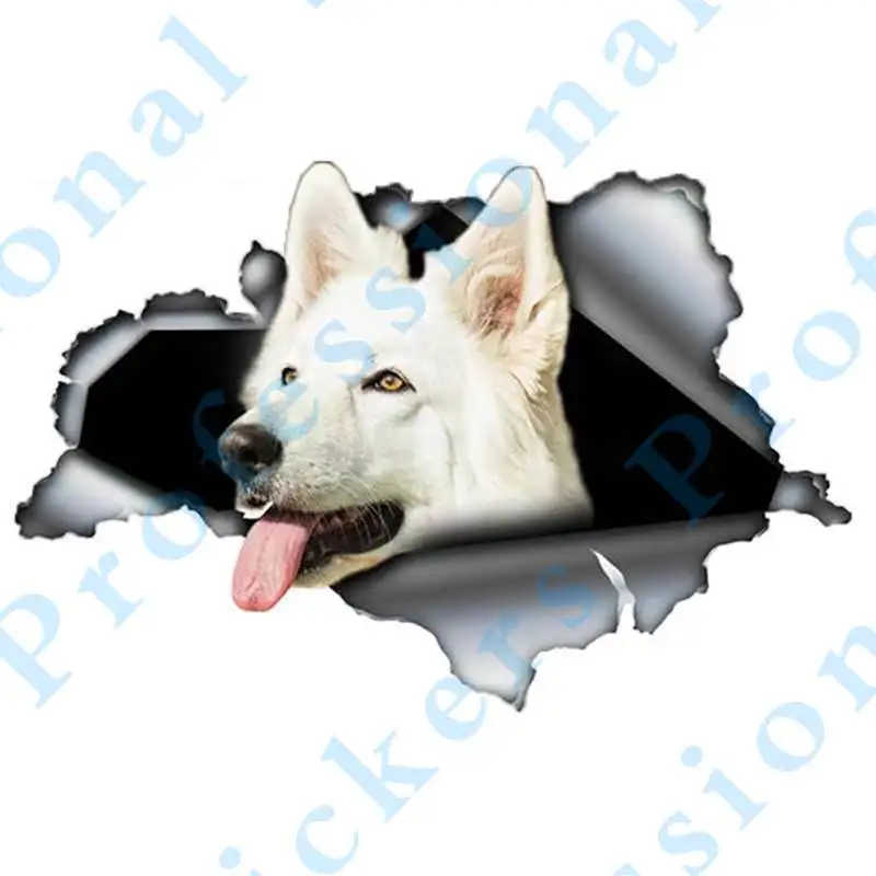 

3D Animal 13 x 4.8 Great Pyrenees car sticker Laptop Decal 3D Pet Graphic Vinyl Decal Car Motorcycle Laptop Vinyl Car Stickers