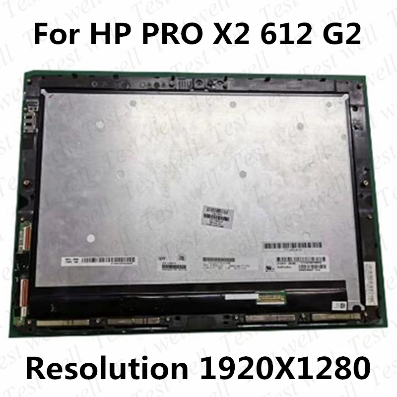 

Original 12'' For HP PRO X2 612 G2 Tablet Lcd Screen With Touch Glass Assembly LP120UP1 SPA5 A8 touch +LCD 1920X1280