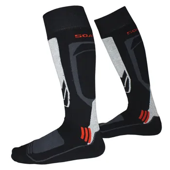 Chaussettes de Ski thermiques en coton pour hommes et femmes, chaussettes de sport pour enfants, snowboard, cyclisme, Ski pour adultes, jambes plus épaisses et chaudes, hiver