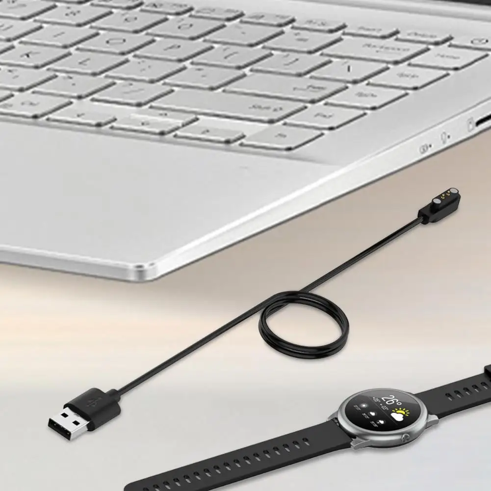 Charger Base Fast Charging Smart Watch Power Adapter Charger Cable for YAMAY SW022/Haylou RT LS05S/RT2 LS10/Solar LS05