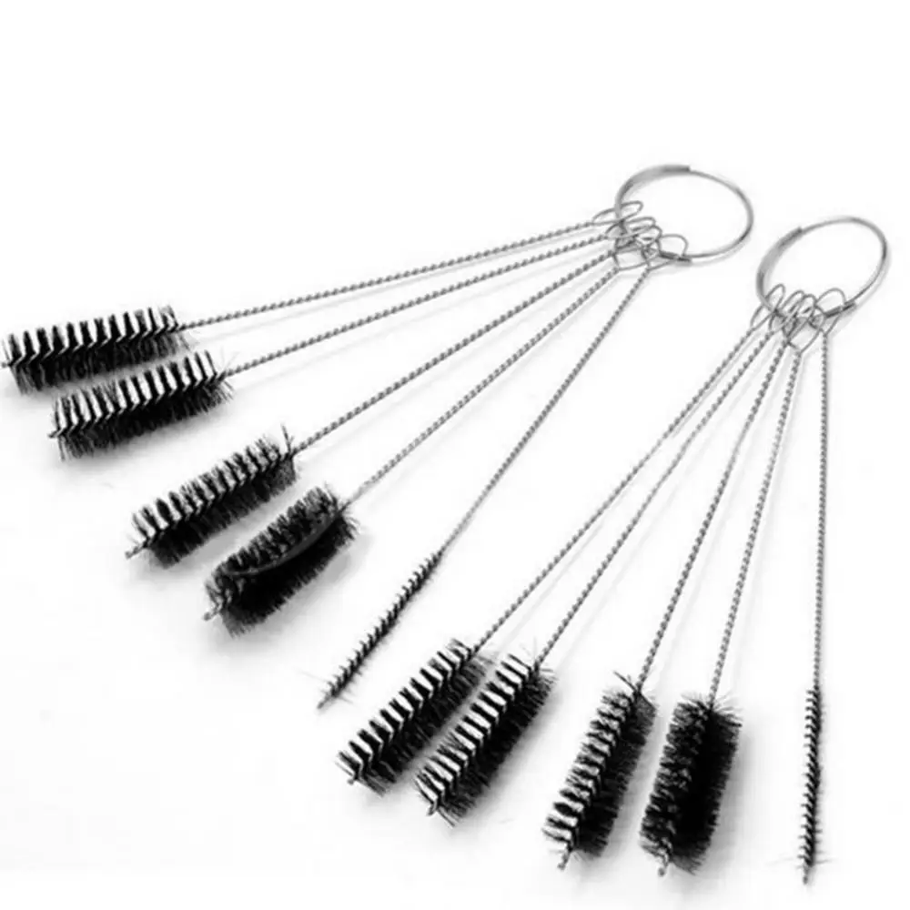 

50% Hot Sale 5Pcs/Set Tattoo Cleaning Brushes Machine Tube Grip Airbrush Needle Tip Brush