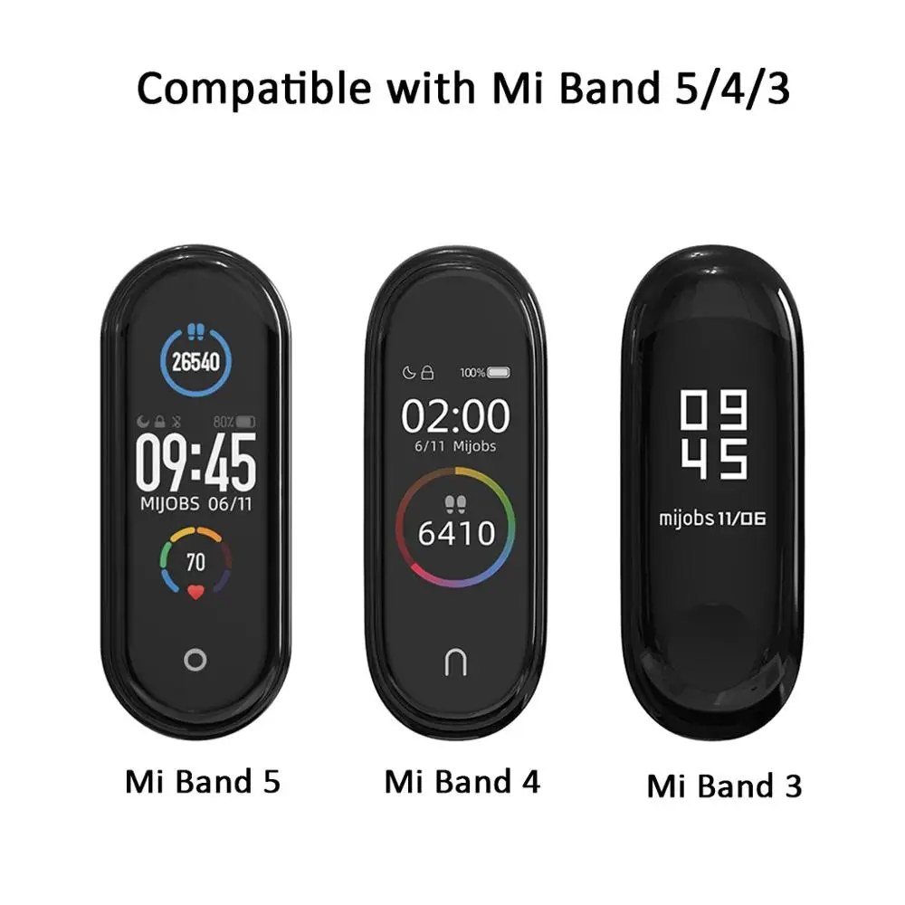 Cho Mi Band 6 5 Dây Đeo Kim Loại Cho Xiaomi Ban Nhạc 5 Cho Dây Mi Band 3 Cho miband 4 Correa Cho Mi 5 Pulsera