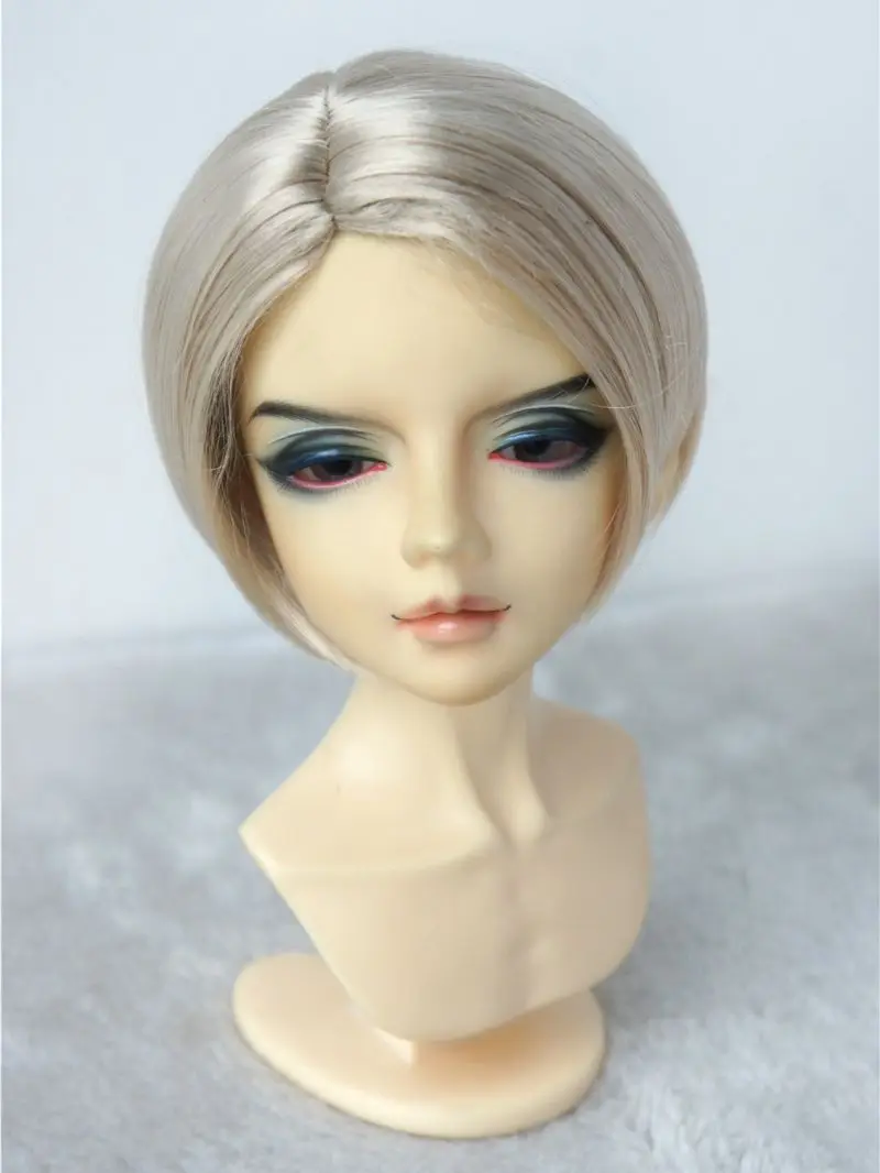 JD591 1/3 1/4 1/6 1/8 1/12 Short BJD Synthetic Mohair Doll Wig Suit From Size 4-5inch to 8-9inch doll Lati OB11 YOSD MSD SD Hair