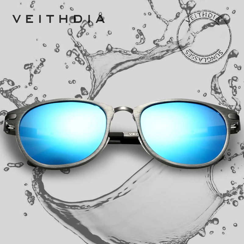 VEITHDIA Brand Vintage Sunglasses Women Polarized UV400 Lens Eyewear Men\'s Sun Glasses Retro Driving Eyeglasses For Male V66800