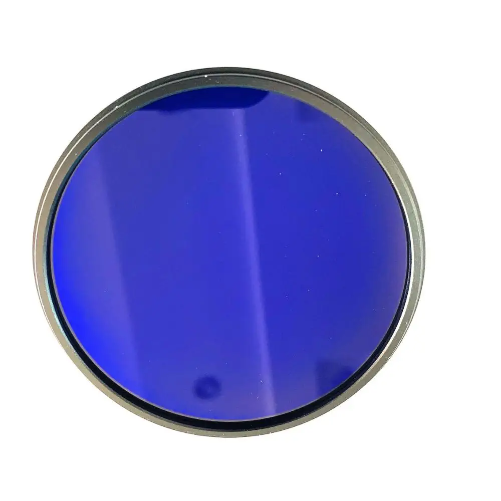 ZB2 BG3 Filter Pass Uv 77Mm Kaca Kamera Bulat dengan Filter Optik Bingkai Logam