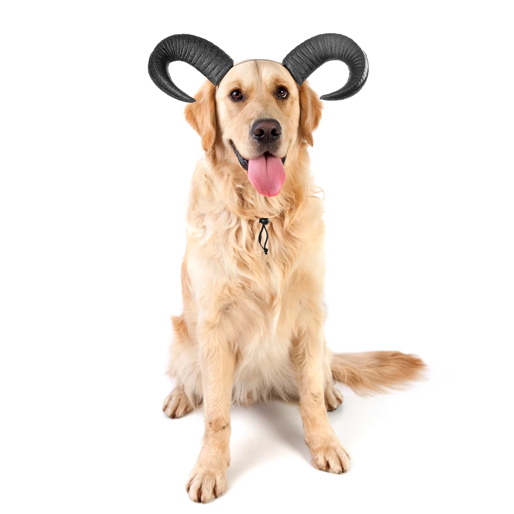 Halloween Pet Dog Headband Cute Horn Cosplay Headband Costume Hat Cat Cosplay Headwear Caps