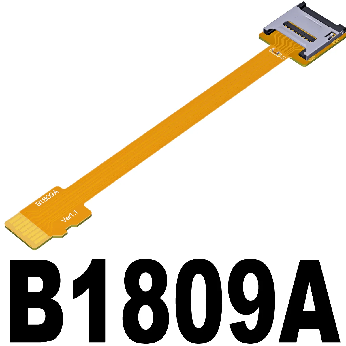Adaptador de Cable de extensión de tarjeta Micro SD a Micro SD, extensor Flexible Compatible con SanDisk MicroSDHC/Anet A8 /Raspberry Pi/GPS