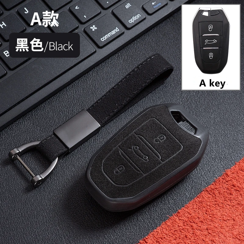 

Car Key Case Holder For Citroen C1 C2 C3 C4 C5 DS3 DS4 For Peugeot 107 206 207 208 306 307 301 308S 407 2008 3008 4008 5008 RCZ