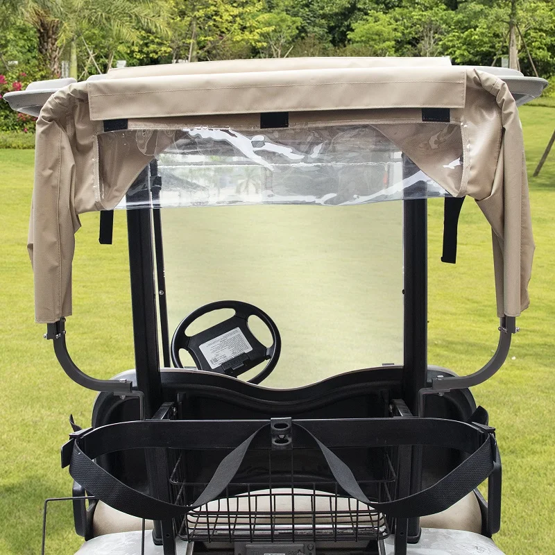 Golf Car Universal Accessories Yellow Canopy Bag Cover Fits EZGO, Club Car and YAMAHA  OEM#604666