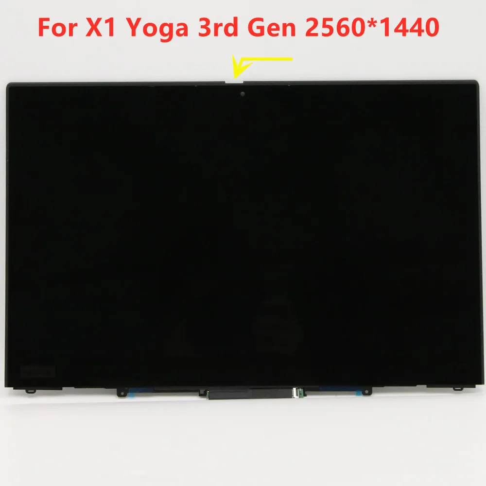 

14"Inch LP140QH2 SPA2 LCD Screen Assembly Touch Display For Lenovo thinkpad x1 Yoga 3rd Gen 01YT246 01YT247 01AY926 01AY927