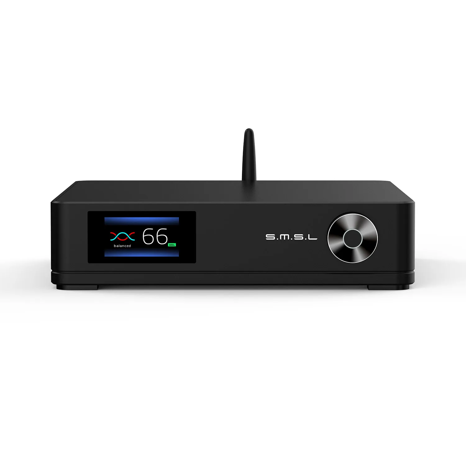 SMSL SA400 Amplificador de potência Hifi 230W RMS * 2 4Ω Bluetooth5.0 NJW1195 Super Bass Pré-amplificador Saída APT-X XLR RCA com controle remoto