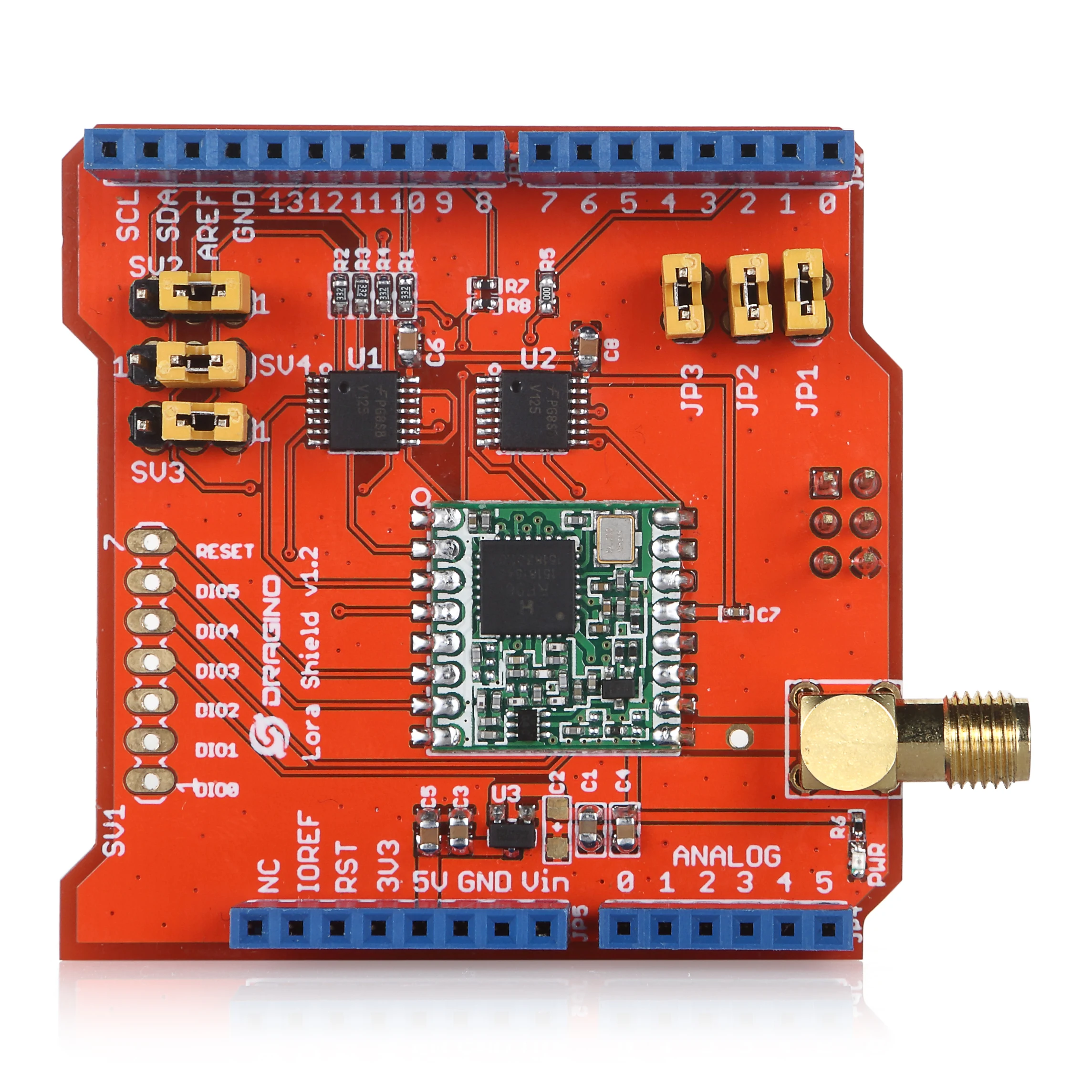 Lora Shield Signal Stable Transmitting Module 433 / 868 / 915MHz Wireless