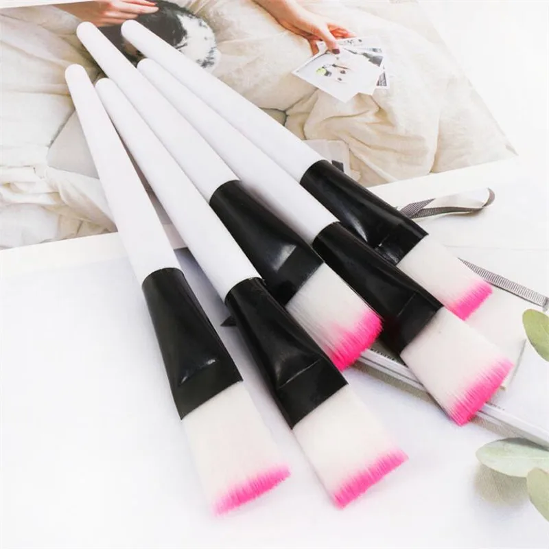 10pc Facial Mask Brush Makeup Brushes Eyes Face Skin Care Masks Applicator Cosmetics Mask Brush Tools Clear Handle