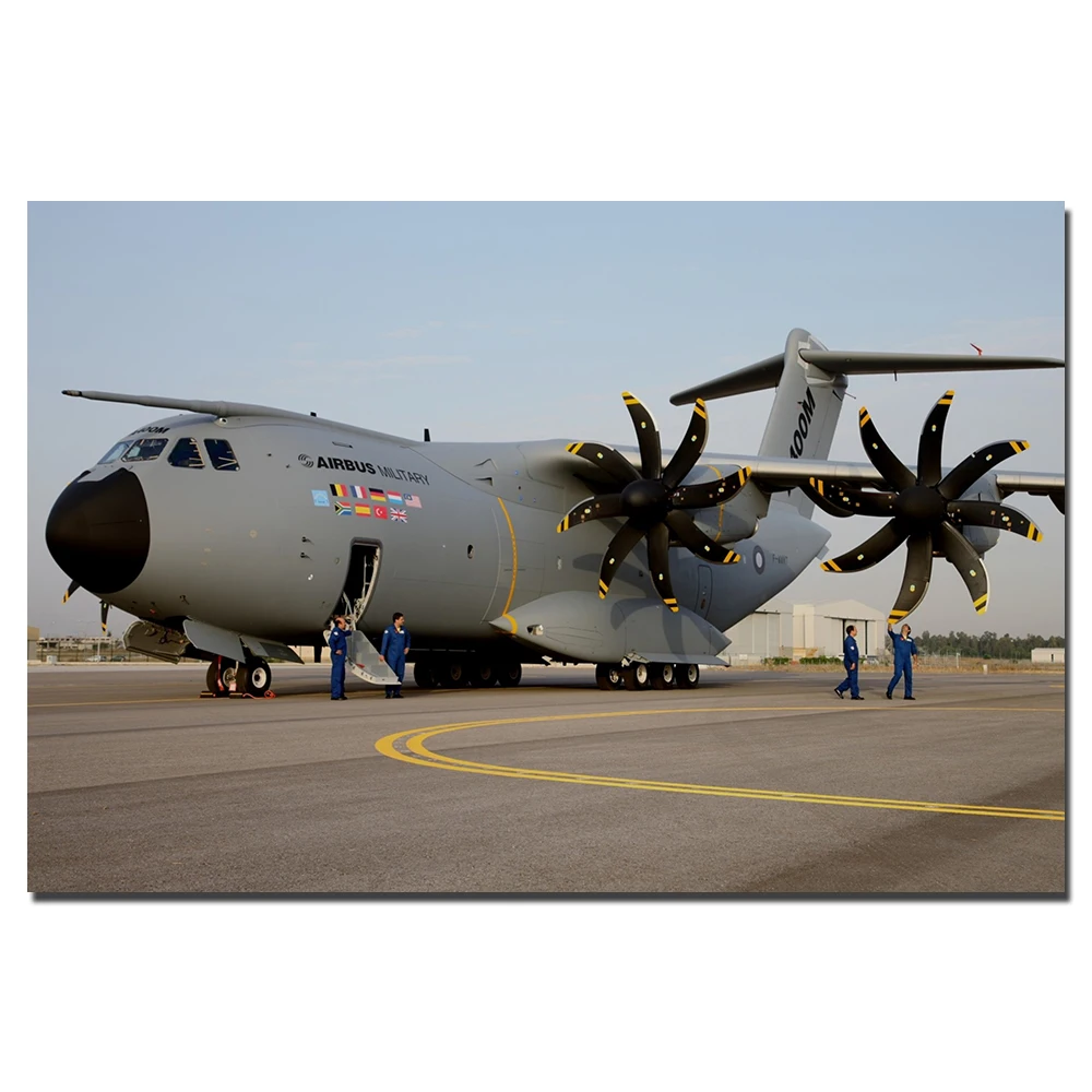 Airbus A400M Military Aeroplane Posters Canvas Prints Unframed Paintings Wall Art Picture for Living Room