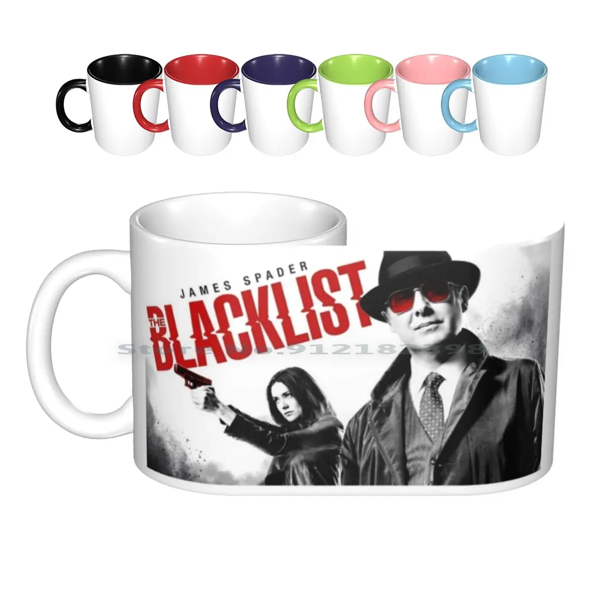 The Blacklist Ceramic Mugs Coffee Cups Milk Tea Mug The Blacklist Raymond Reddington Reddington Elizabeth Lizzie Red And Lizzie