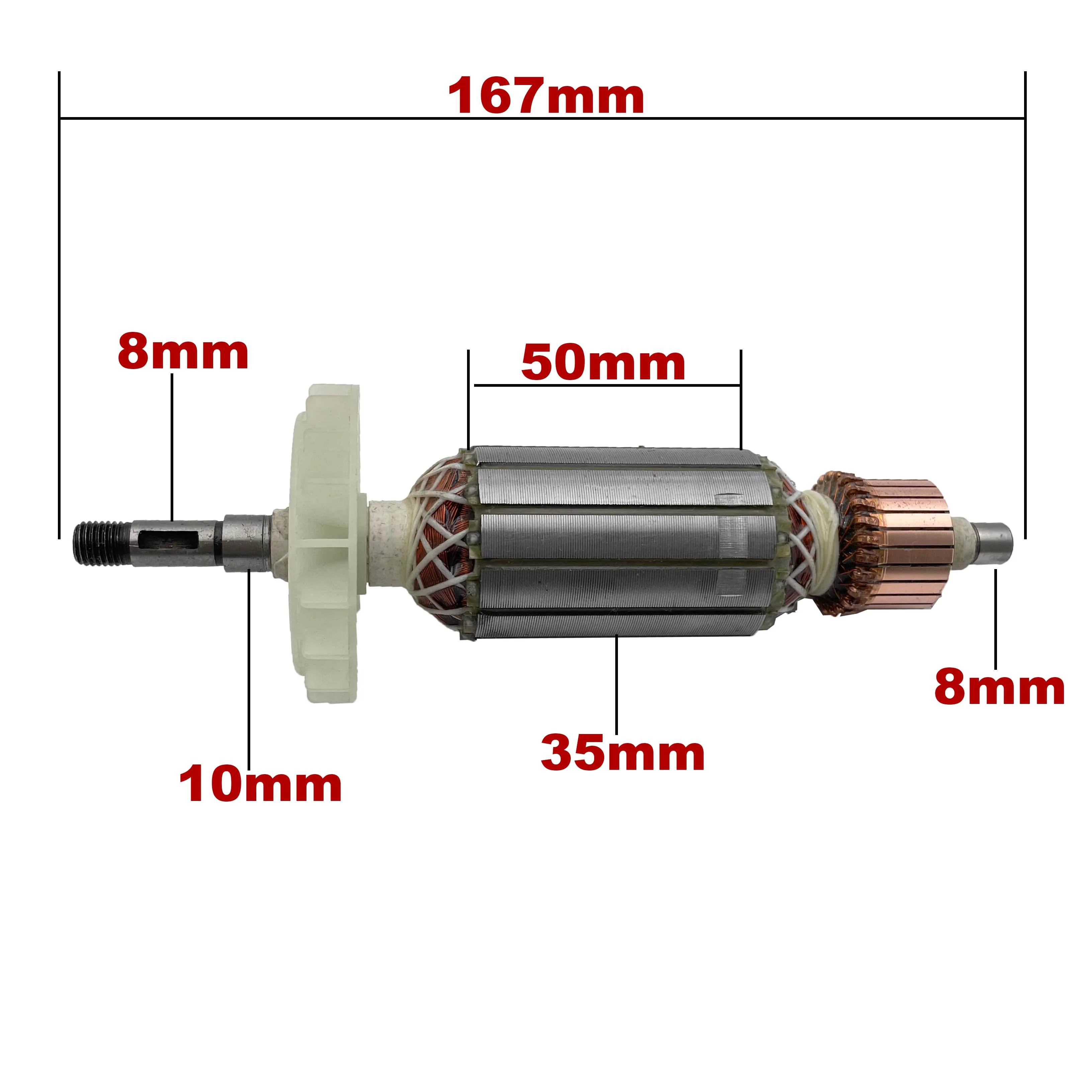 AC220V-240V Armature Rotor Anchor Replacement for CROWN Angle Grinder 850