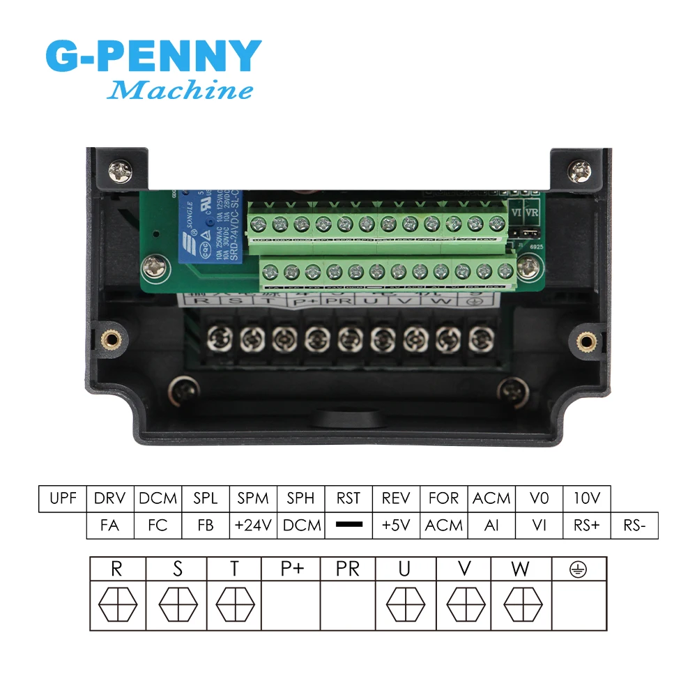 Imagem -06 - G-penny 110v 220v 800w Er11 Refrigerado a ar do Motor do Eixo Rolamentos Precisão 0.01 & 1.5kw hy Vfd Inversor & Suporte de Alumínio 65 mm