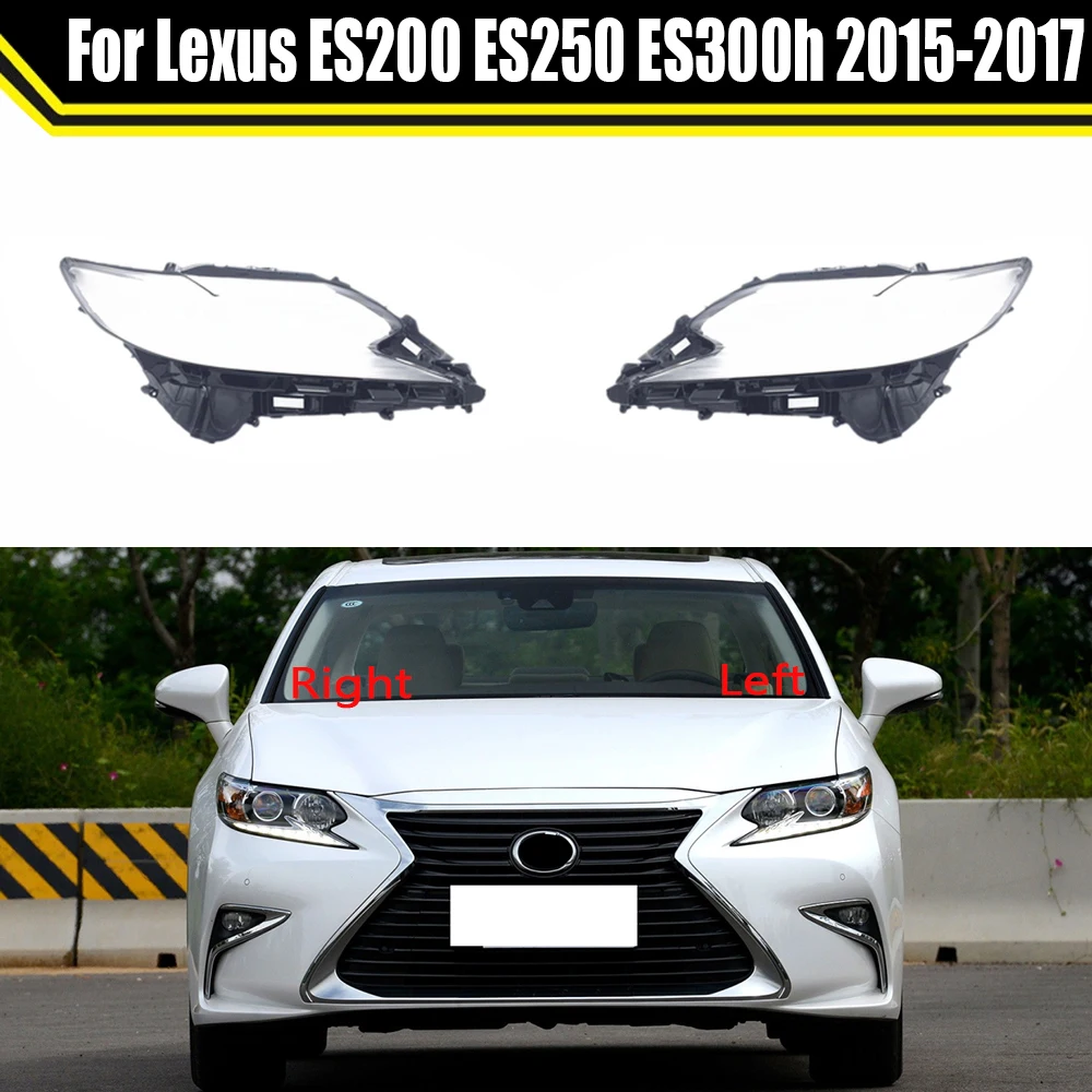 

Car Front Headlight Cover Auto Headlamp Lampcover For Lexus ES200 ES250 ES300h 2015 2016 2017 ​Auto Lens glass Lampshade Case