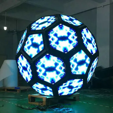 P8 led esférico display bola led parâmetro de tela