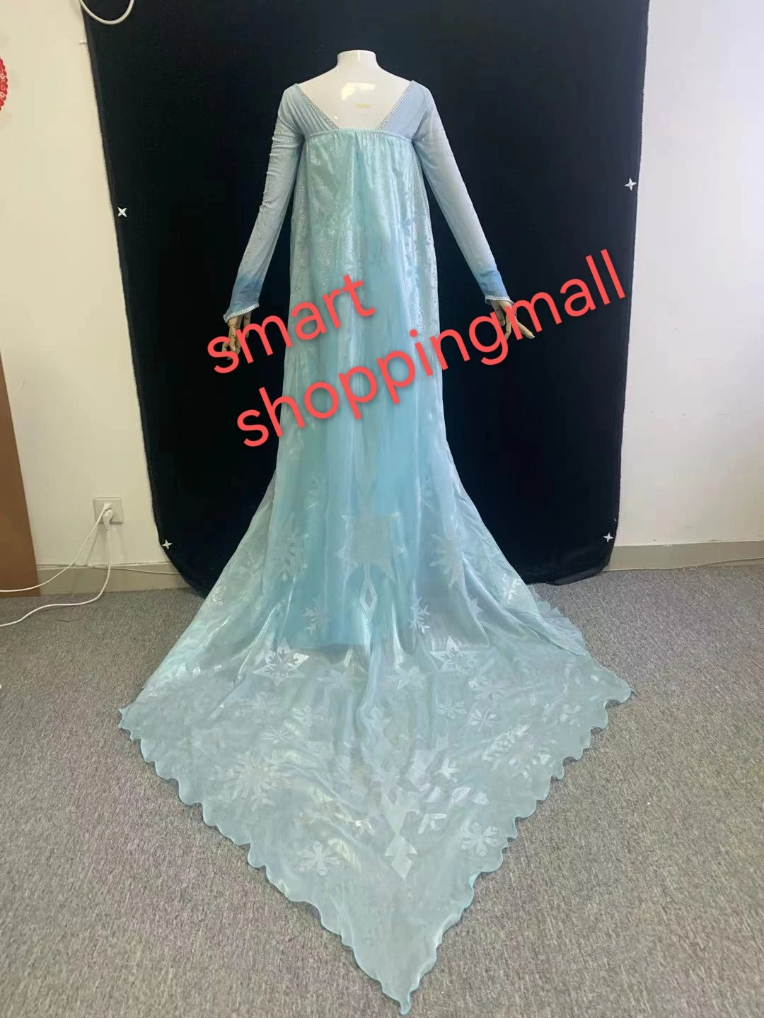 Princess elsa Cosplay Costume for adult women kids elsa cosplay