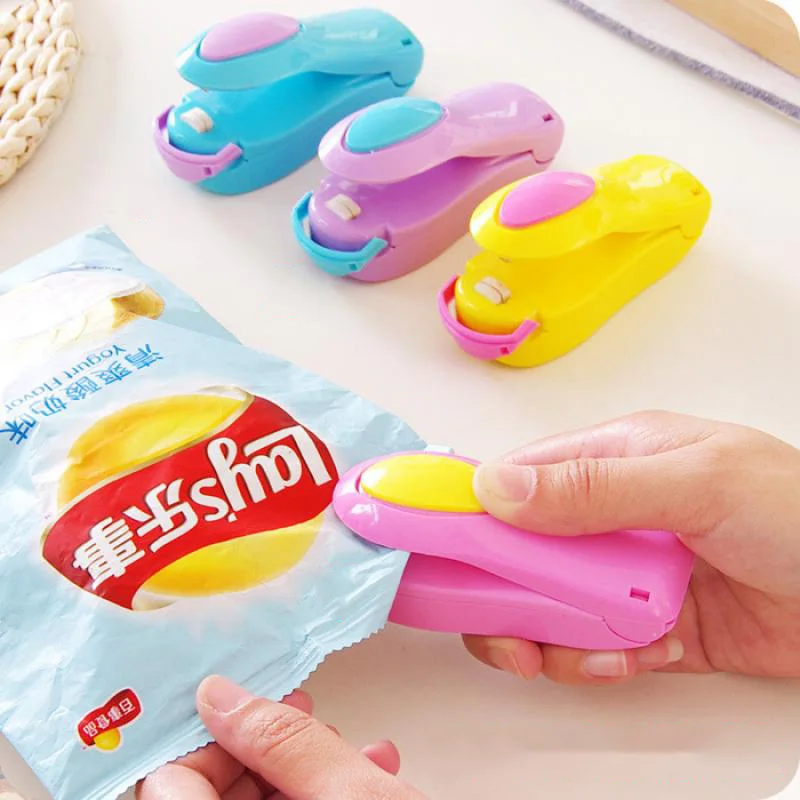 ครัวเรือน Mini เครื่องซีล ABS Finger,ขนมขบเคี้ยวแบบพกพาเครื่องซีลถุงพลาสติก,เหมาะสำหรับๆกลางแจ้ง