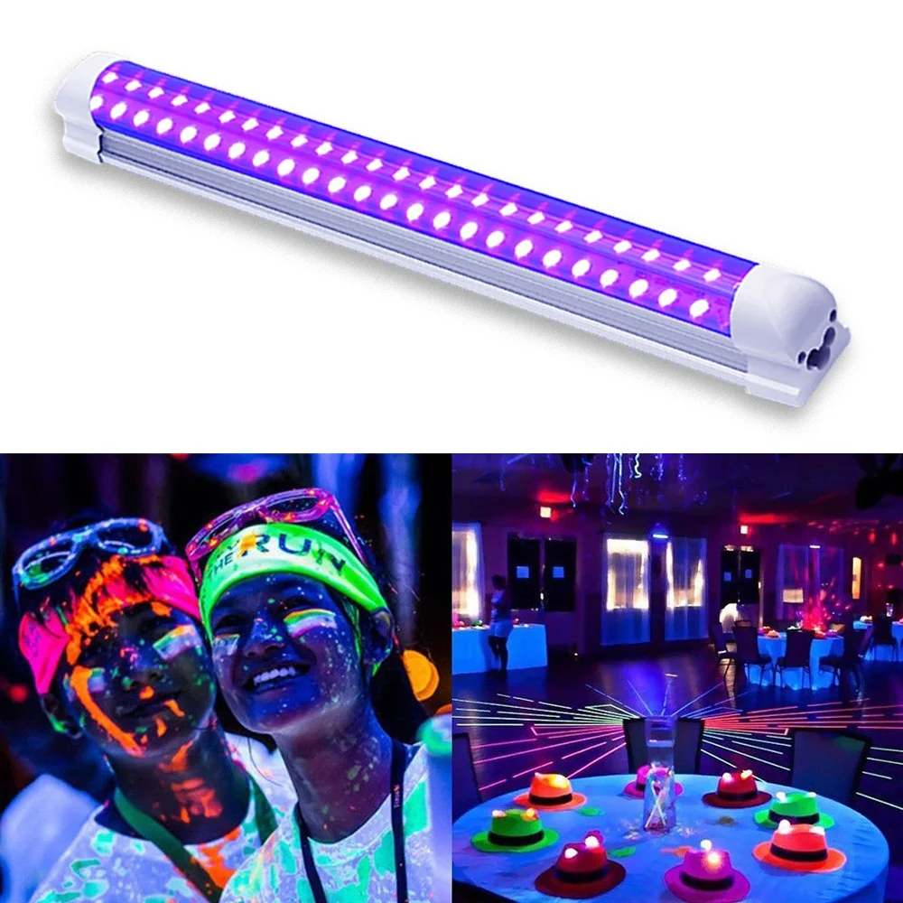 

DJ Disco Light 10W Stage Light DJ UV Purple Led Tube For Party Christmas Bar Lamp Laser Stage Wall Washer Spot Light Backlight