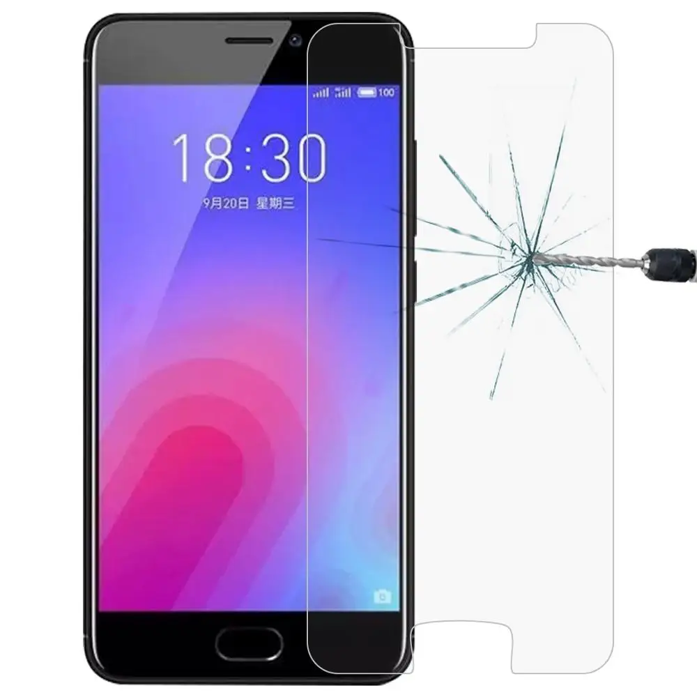 0.26mm 9H 2.5D Tempered Glass Film for Meizu M6