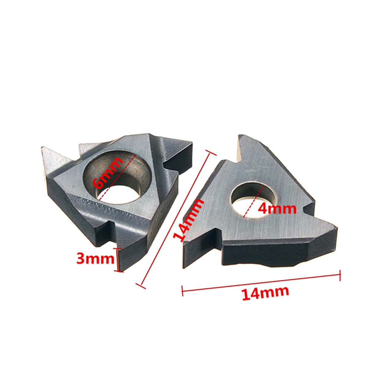 1/10pcs 16ER AG55 AG60 Blade CNC Milling Insert Lathe Tool Precision Cutting Tool Holder Inserts