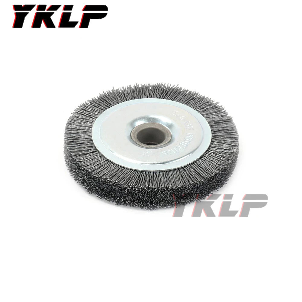 100mm Abrasive Wire Polishing Wheel Bristle Brush Disc Abrasive Wire Wheel Industrial Gear Brush 240 Grit