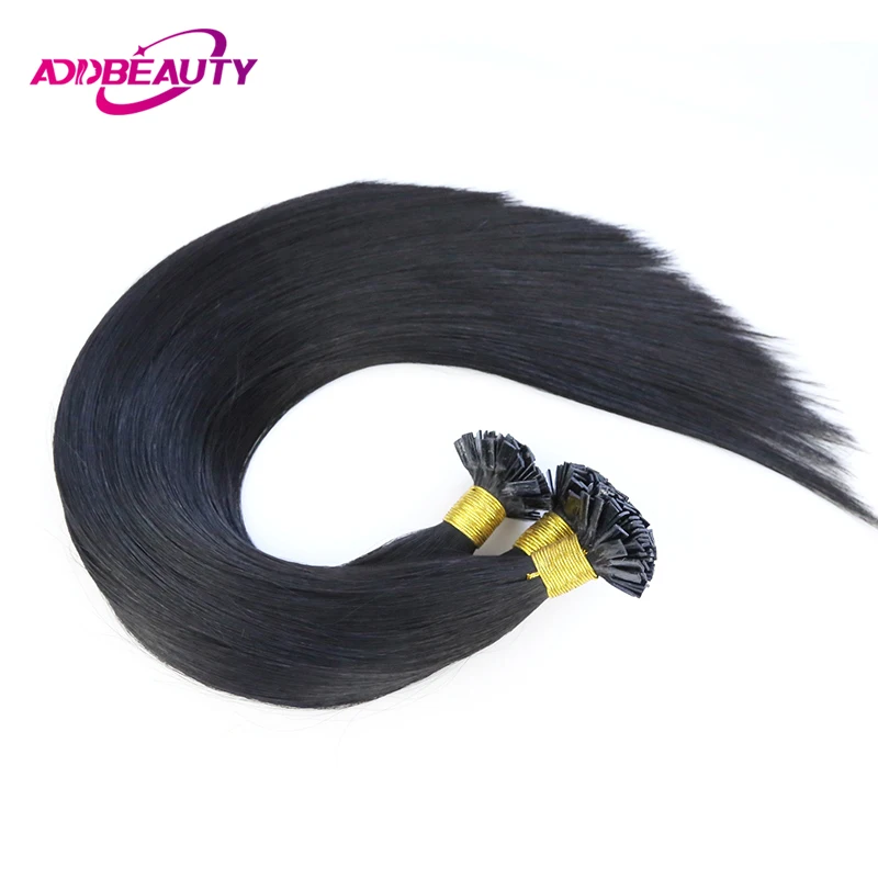 Straight Flat Tip Fusion Hair Human Hair Extension Keratin Capsule 40g 50g Brazilian Human Remy Hair Extension Natural Ombre 613